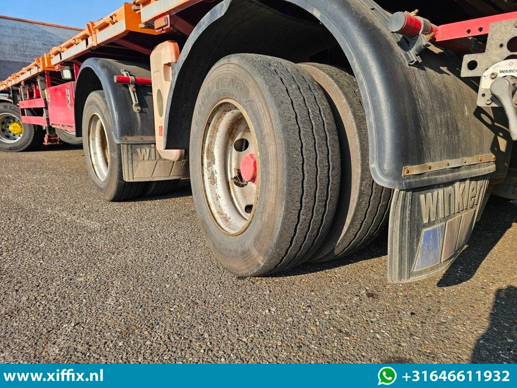 Fellechner 2-ass. Vlakke uitschuifbare Mega oplegger / Naloop gestuurd - Platvorm/ Madelpoolhaagis: pilt 5 Fellechner 2-ass. Vlakke uitschuifbare Mega oplegger / Naloop gestuurd - Platvorm/ Madelpoolhaagis: pilt 5