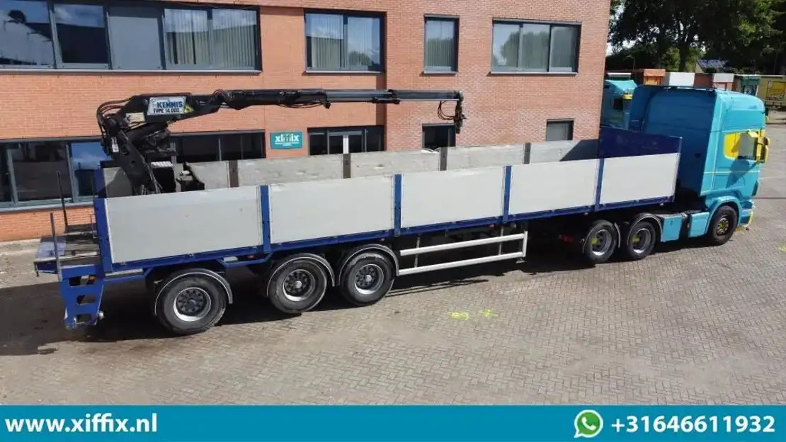 Floor 3-ass. Steenoplegger met Kennis 14 ton/mtr. Kraan / 13425 - Platvorm/ Madelpoolhaagis: pilt 1 Floor 3-ass. Steenoplegger met Kennis 14 ton/mtr. Kraan / 13425 - Platvorm/ Madelpoolhaagis: pilt 1