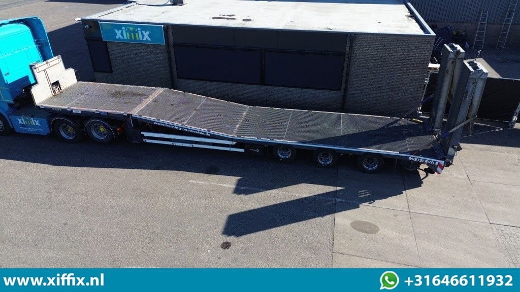 Meusburger 3-ass. Semi dieplader met dubbele hydr. Kleppen en hydr. Verstelbare - Madal platvormpoolhaagis: pilt 2 Meusburger 3-ass. Semi dieplader met dubbele hydr. Kleppen en hydr. Verstelbare - Madal platvormpoolhaagis: pilt 2