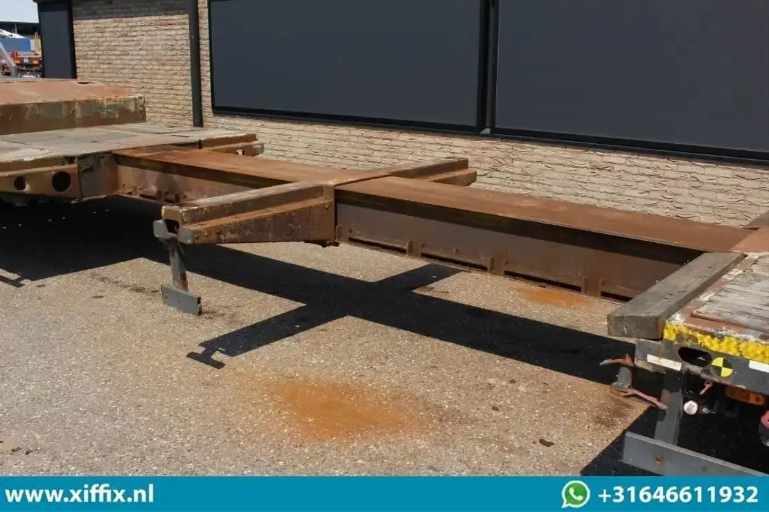 Meusburger 3-ass. Uitschuifbare semi dieplader met Alu. kleppen / Naloop gestuur - Madal platvormpoolhaagis: pilt 5 Meusburger 3-ass. Uitschuifbare semi dieplader met Alu. kleppen / Naloop gestuur - Madal platvormpoolhaagis: pilt 5