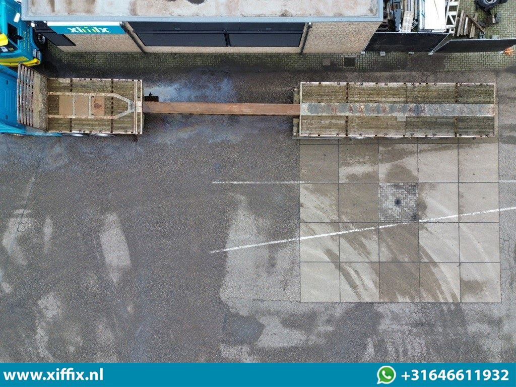 Meusburger 3-ass. Vlakke uitschuifbare oplegger / 3x gestuurd - Platvorm/ Madelpoolhaagis: pilt 3 Meusburger 3-ass. Vlakke uitschuifbare oplegger / 3x gestuurd - Platvorm/ Madelpoolhaagis: pilt 3