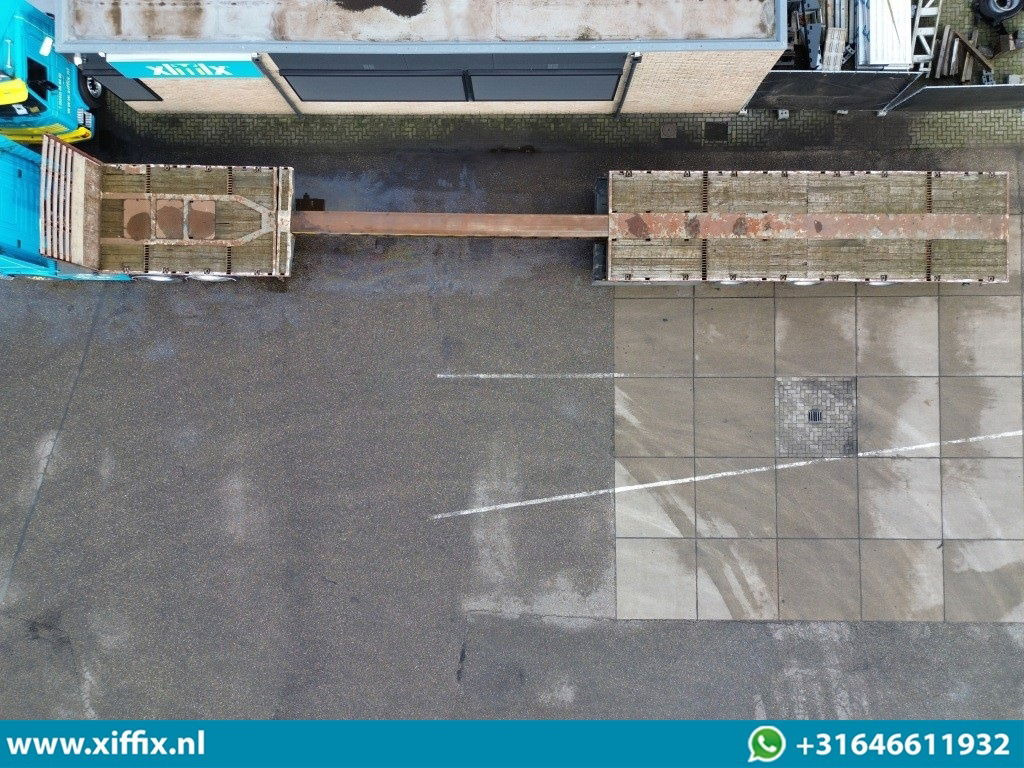 Meusburger 3-ass. Vlakke uitschuifbare oplegger / 3x gestuurd - Platvorm/ Madelpoolhaagis: pilt 3 Meusburger 3-ass. Vlakke uitschuifbare oplegger / 3x gestuurd - Platvorm/ Madelpoolhaagis: pilt 3