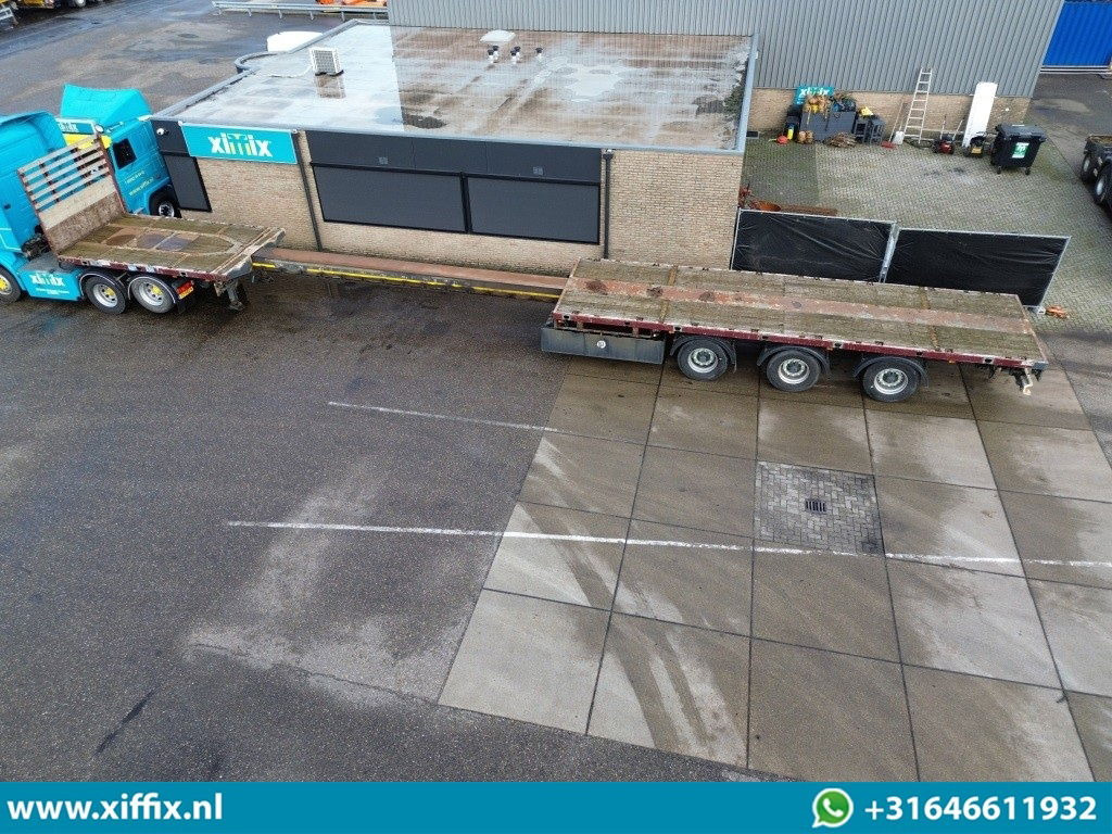 Meusburger 3-ass. Vlakke uitschuifbare oplegger / 3x gestuurd - Platvorm/ Madelpoolhaagis: pilt 2 Meusburger 3-ass. Vlakke uitschuifbare oplegger / 3x gestuurd - Platvorm/ Madelpoolhaagis: pilt 2