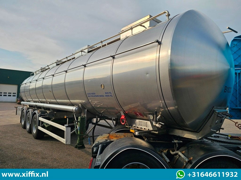 Parcisa 3-ass. Geisoleerde RVS tankoplegger / ADR / Chemie / 1 Compartiment - Tsistern poolhaagis: pilt 4 Parcisa 3-ass. Geisoleerde RVS tankoplegger / ADR / Chemie / 1 Compartiment - Tsistern poolhaagis: pilt 4