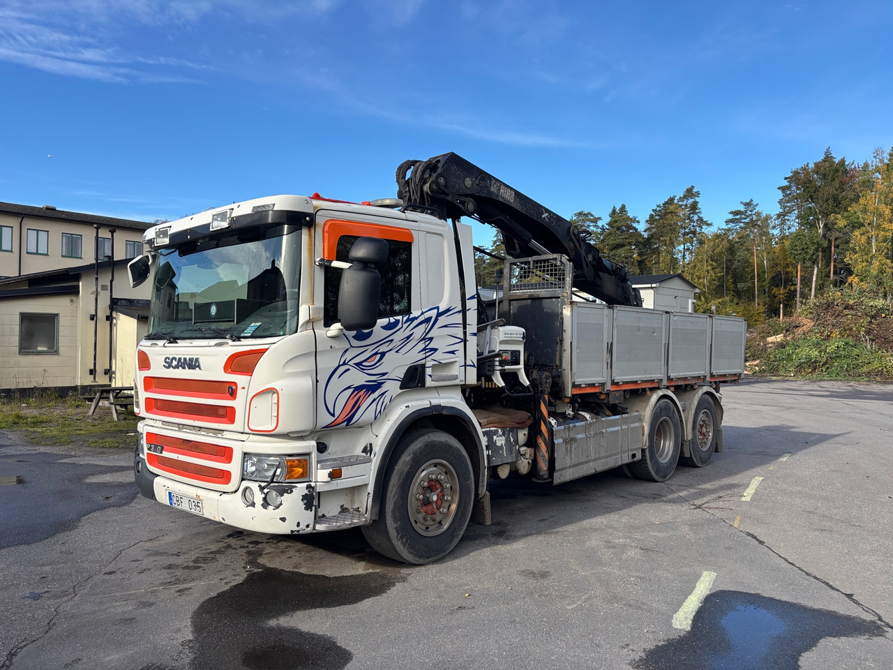 Scania P380LB6X2*4HHA - Kraanaga veoauto: pilt 1 Scania P380LB6X2*4HHA - Kraanaga veoauto: pilt 1