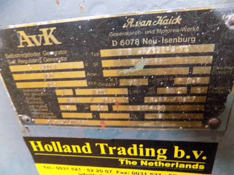 MAN generator 120 kva - Generaatorikomplekt: pilt 5 MAN generator 120 kva - Generaatorikomplekt: pilt 5