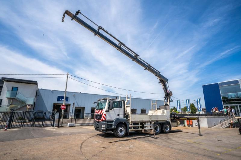 MAN TGS 33.400 BB - HIAB 377 E-5 HIPRO - Madelveok/ Platvormveok, Kraanaga veoauto: pilt 1 MAN TGS 33.400 BB - HIAB 377 E-5 HIPRO - Madelveok/ Platvormveok, Kraanaga veoauto: pilt 1