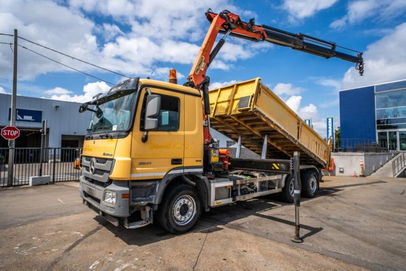 Mercedes ACTROS 2641-MP3-6x2-4+ PK 18 T/m/3XHydr. - Kallurauto, Kraanaga veoauto: pilt 1 Mercedes ACTROS 2641-MP3-6x2-4+ PK 18 T/m/3XHydr. - Kallurauto, Kraanaga veoauto: pilt 1