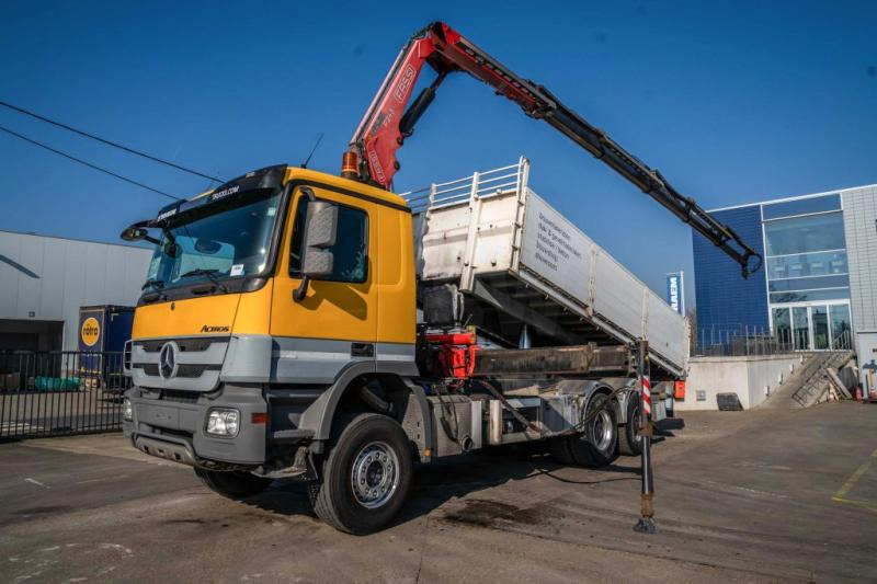 Mercedes ACTROS 3344 K-MP3+FASSI F245 - Kallurauto, Kraanaga veoauto: pilt 1 Mercedes ACTROS 3344 K-MP3+FASSI F245 - Kallurauto, Kraanaga veoauto: pilt 1