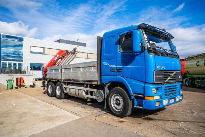 Volvo FH 340 - HMF 2420 K6 (2012) - Madelveok/ Platvormveok, Kraanaga veoauto: pilt 2 Volvo FH 340 - HMF 2420 K6 (2012) - Madelveok/ Platvormveok, Kraanaga veoauto: pilt 2
