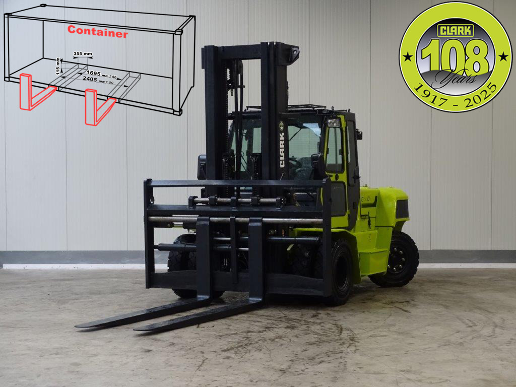 Clark C80D900 - TRIPLEX - DEMO - Diiseltõstuk: pilt 1 Clark C80D900 - TRIPLEX - DEMO - Diiseltõstuk: pilt 1