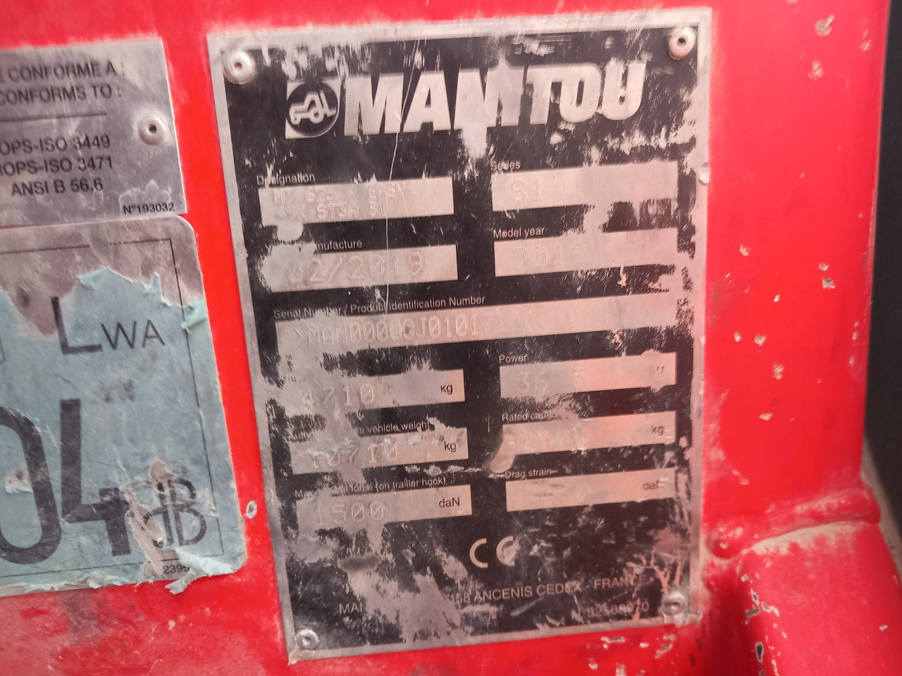 Teleskooplaadur MANITOU MT625 H EASY: pilt 12 Teleskooplaadur MANITOU MT625 H EASY: pilt 12