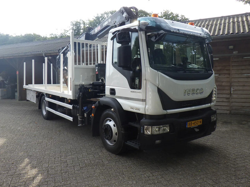 Iveco EuroCargo 140 250 / 6 cilinder / Manual / Bladgeveerd / Hiab X-HIDUO 158 / Radiografisch / Drilling / Winch - Kraanaga veoauto: pilt 2 Iveco EuroCargo 140 250 / 6 cilinder / Manual / Bladgeveerd / Hiab X-HIDUO 158 / Radiografisch / Drilling / Winch - Kraanaga veoauto: pilt 2