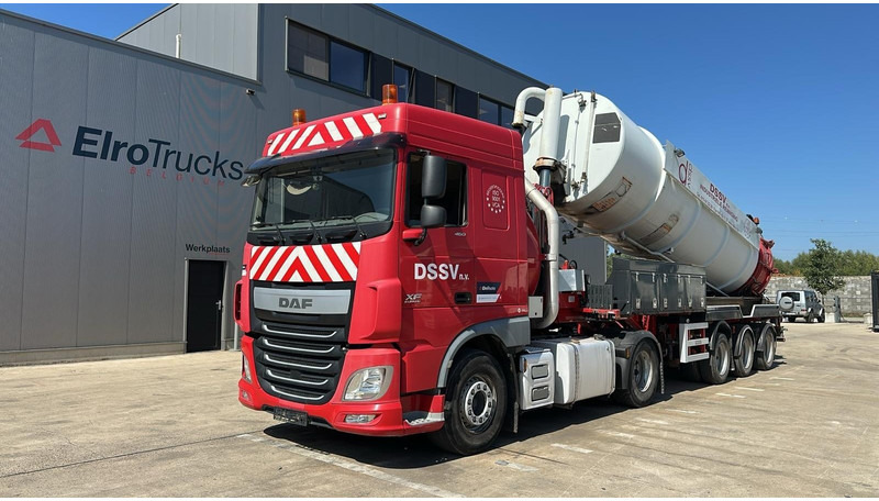 DAF XF 460 (17500L / IPSAM VACUUM + HIGH PRESSURE / BELGIAN TRUCK + TRAILER / TOP CONDITION) - Vaakumveok: pilt 1 DAF XF 460 (17500L / IPSAM VACUUM + HIGH PRESSURE / BELGIAN TRUCK + TRAILER / TOP CONDITION) - Vaakumveok: pilt 1