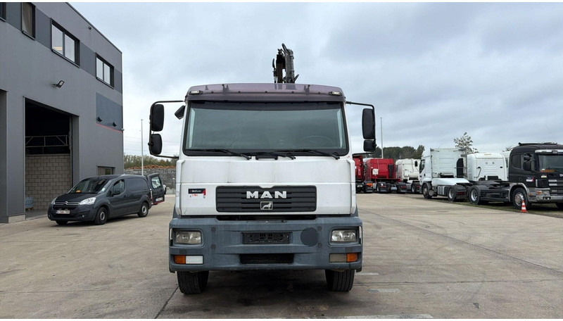 MAN LE 250 (MANUAL PUMP / MANUAL GEARBOX / TIPPER + CRANE / GOOD CONDITION) - Kallurauto, Kraanaga veoauto: pilt 2 MAN LE 250 (MANUAL PUMP / MANUAL GEARBOX / TIPPER + CRANE / GOOD CONDITION) - Kallurauto, Kraanaga veoauto: pilt 2