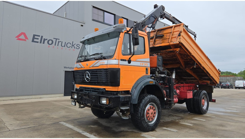 Mercedes-Benz SK 1735 (V8 2X TURBO / 4X4 / PARFAIT ETAT !!!! / GRUE / LAMES / GRAND PONT / TOP CONDITION !!!) - Kallurauto, Kraanaga veoauto: pilt 1 Mercedes-Benz SK 1735 (V8 2X TURBO / 4X4 / PARFAIT ETAT !!!! / GRUE / LAMES / GRAND PONT / TOP CONDITION !!!) - Kallurauto, Kraanaga veoauto: pilt 1