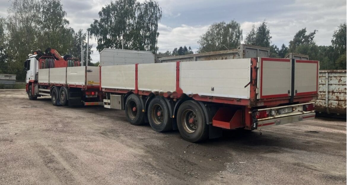 Mercedes-Benz 2544L Ekipage - Madelveok/ Platvormveok, Kraanaga veoauto: pilt 3 Mercedes-Benz 2544L Ekipage - Madelveok/ Platvormveok, Kraanaga veoauto: pilt 3
