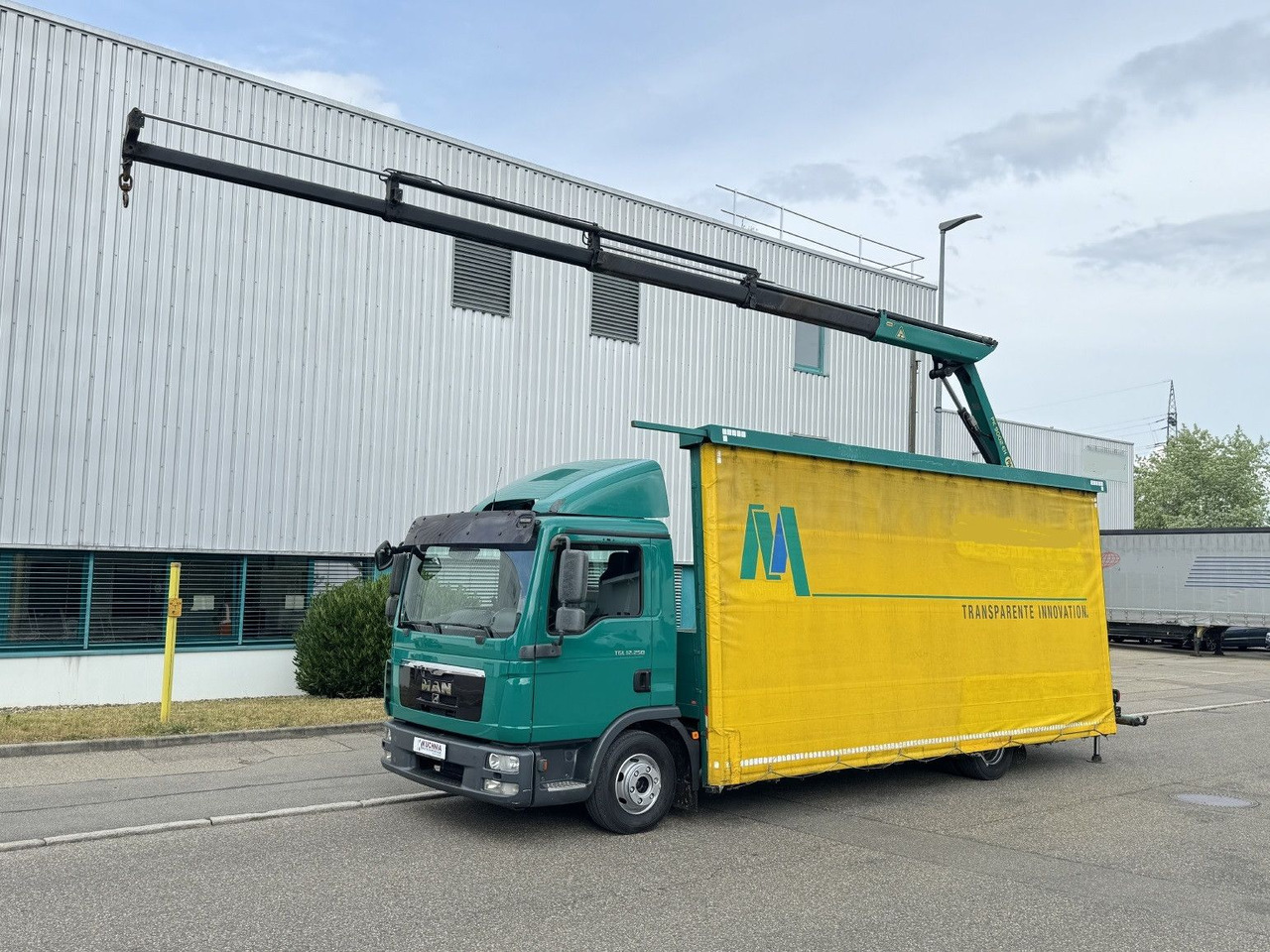 MAN TGL 12.250 Glastransport Kran PK9002 Funk Klima - Kraanaga veoauto: pilt 3 MAN TGL 12.250 Glastransport Kran PK9002 Funk Klima - Kraanaga veoauto: pilt 3