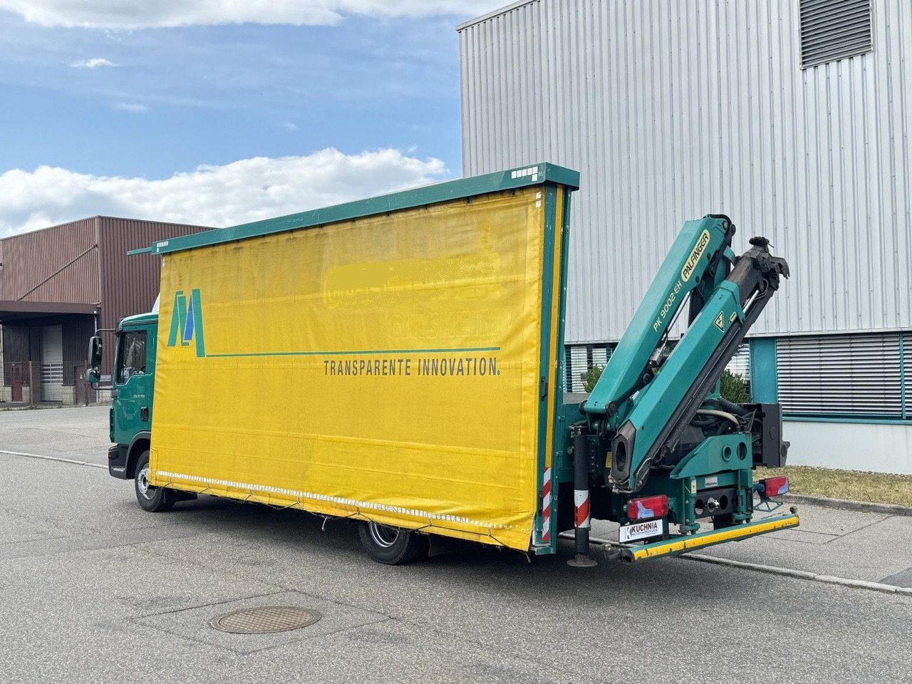 MAN TGL 12.250 Glastransport Kran PK9002 Funk Klima - Kraanaga veoauto: pilt 5 MAN TGL 12.250 Glastransport Kran PK9002 Funk Klima - Kraanaga veoauto: pilt 5