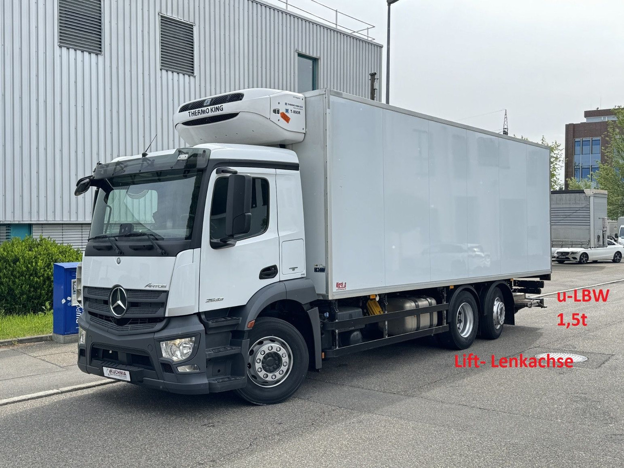 Mercedes-Benz Antos 2533L Kühlkoffer TK T-800R Lenkachse TOP - Külmutiga veoauto: pilt 1 Mercedes-Benz Antos 2533L Kühlkoffer TK T-800R Lenkachse TOP - Külmutiga veoauto: pilt 1