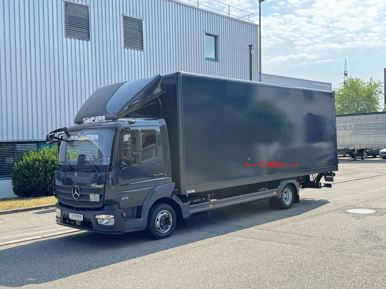 Mercedes-Benz Atego 818L Koffer 7,3m LBW Klima Automatik - Tarbesõiduk furgoon: pilt 1 Mercedes-Benz Atego 818L Koffer 7,3m LBW Klima Automatik - Tarbesõiduk furgoon: pilt 1