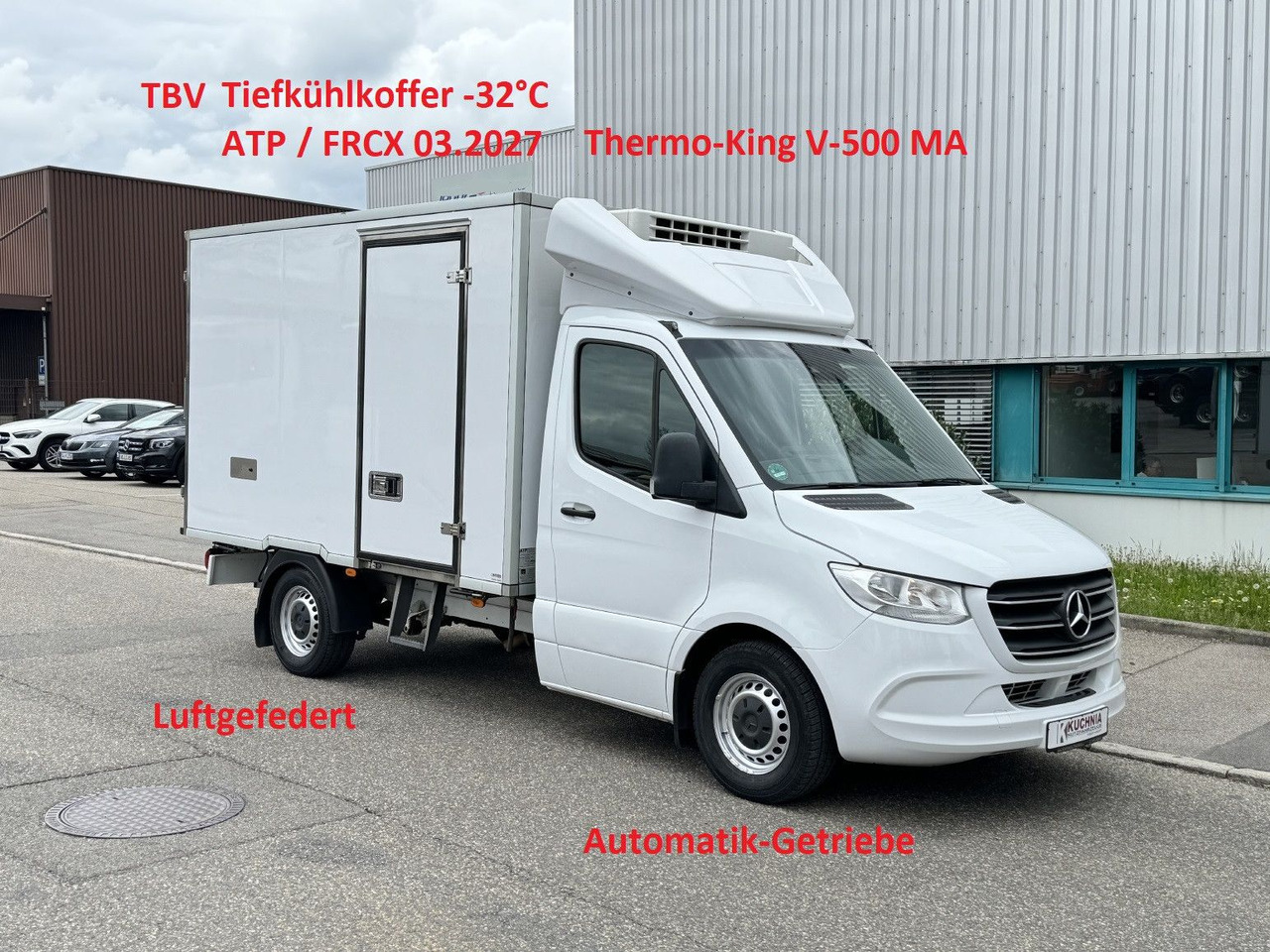 Mercedes-Benz Sprinter 316 Tiefkühl 3,3m TK V-500 MAX Luftgef. - Tarbesõiduk külmik: pilt 1 Mercedes-Benz Sprinter 316 Tiefkühl 3,3m TK V-500 MAX Luftgef. - Tarbesõiduk külmik: pilt 1