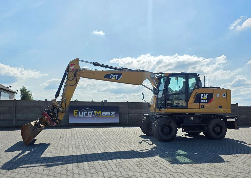 Caterpillar M318F, 2016 ROK, 5600 MOTOGODZIN !!! - Ratastel ekskavaator: pilt 1 Caterpillar M318F, 2016 ROK, 5600 MOTOGODZIN !!! - Ratastel ekskavaator: pilt 1