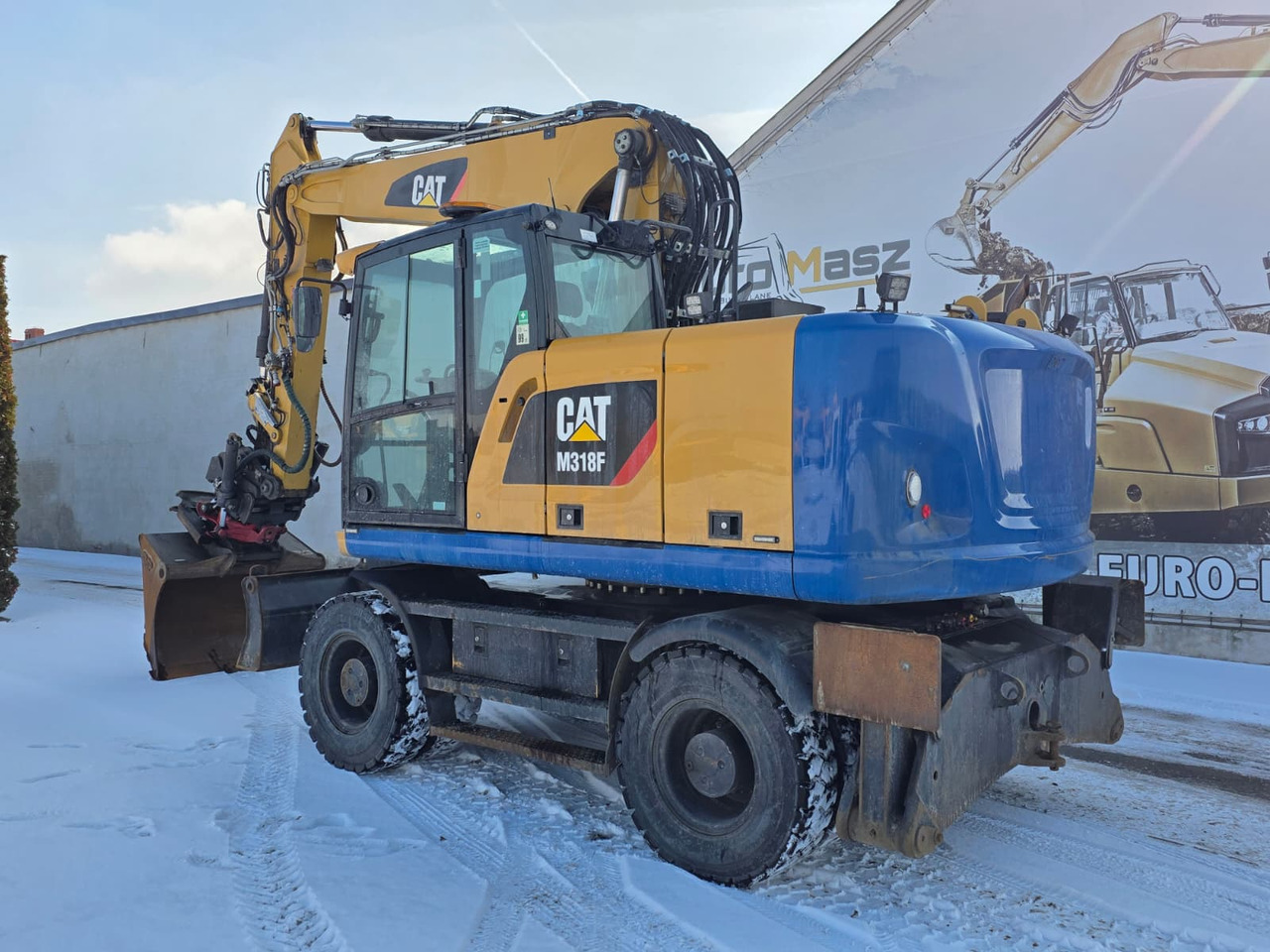 Caterpillar M318F, 2018 ROK, PODPORY + PŁUG, ROTOTILT - Ratastel ekskavaator: pilt 3 Caterpillar M318F, 2018 ROK, PODPORY + PŁUG, ROTOTILT - Ratastel ekskavaator: pilt 3