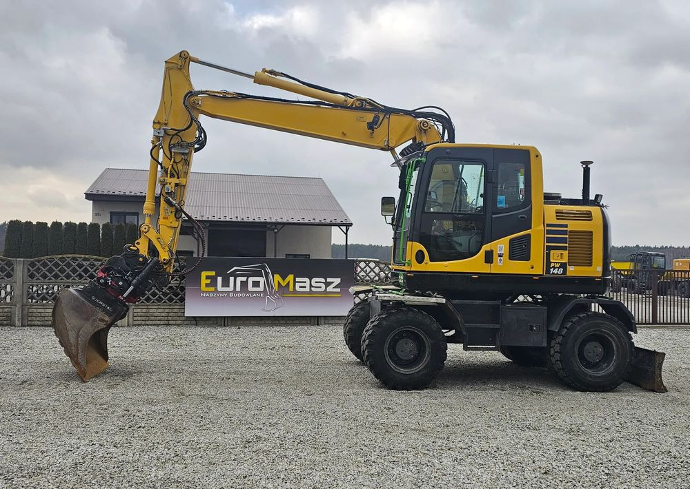 Komatsu PW 148-10, 2016 ROK, SYSTEM LEICA 3D - Ratastel ekskavaator: pilt 1 Komatsu PW 148-10, 2016 ROK, SYSTEM LEICA 3D - Ratastel ekskavaator: pilt 1