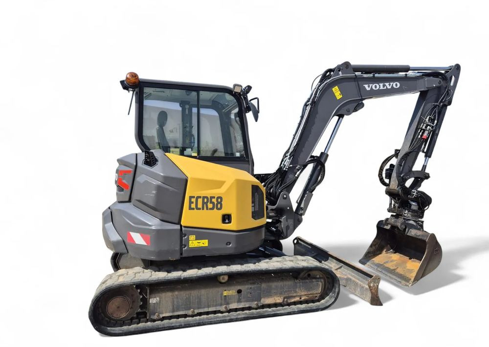 Volvo ECR 58F, 2021 ROK, GŁOWICA STEELWRIST, 2 ŁYŻKI - Miniekskavaator: pilt 1 Volvo ECR 58F, 2021 ROK, GŁOWICA STEELWRIST, 2 ŁYŻKI - Miniekskavaator: pilt 1