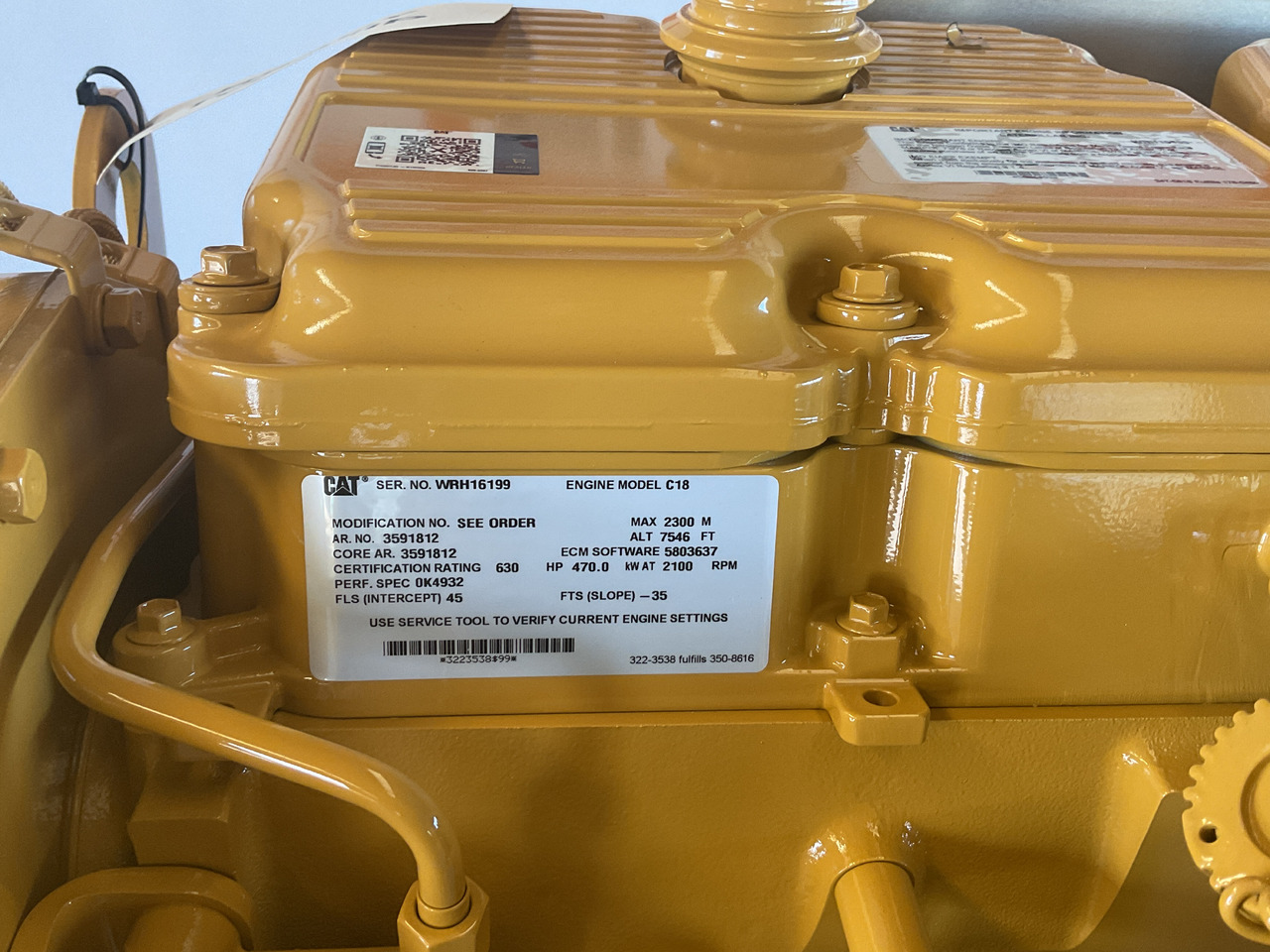 Caterpillar C18 (1) - Mootor: pilt 3 Caterpillar C18 (1) - Mootor: pilt 3
