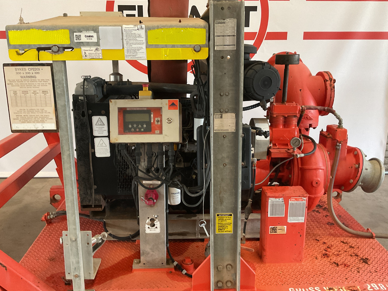 Sykes CP220i water pump, very complete. Perkins powered water pump. - Veepump: pilt 3 Sykes CP220i water pump, very complete. Perkins powered water pump. - Veepump: pilt 3