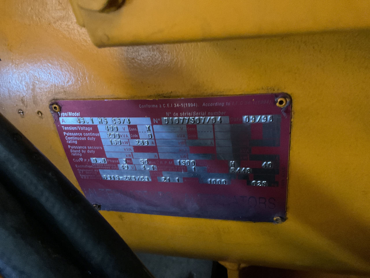 Volvo SDMO generator set. 200KVA. Very complete. Tested and approved. - Generaatorikomplekt: pilt 4 Volvo SDMO generator set. 200KVA. Very complete. Tested and approved. - Generaatorikomplekt: pilt 4