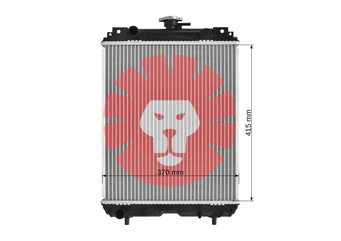 CASE CX15B CX17B CX18B - Radiaator - Miniekskavaator: pilt 3 CASE CX15B CX17B CX18B - Radiaator - Miniekskavaator: pilt 3