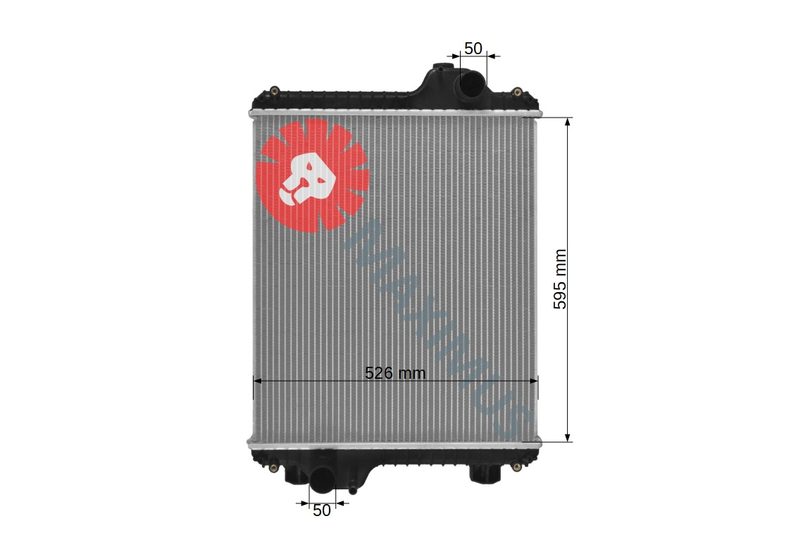 CASE NEW HOLLAND MXM140 , MXM155 , TM140 , TM155 - Radiaator - Traktor: pilt 2 CASE NEW HOLLAND MXM140 , MXM155 , TM140 , TM155 - Radiaator - Traktor: pilt 2