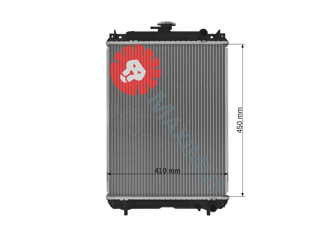 KOMATSU PC40MRX , PC40MR , PC45MRX , PC45MR - Radiaator - Miniekskavaator: pilt 2 KOMATSU PC40MRX , PC40MR , PC45MRX , PC45MR - Radiaator - Miniekskavaator: pilt 2