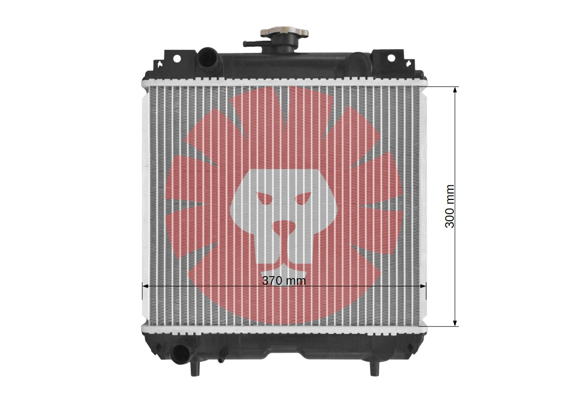KUBOTA GB13 GB14 GB15 - Radiaator - Väiketraktor: pilt 3 KUBOTA GB13 GB14 GB15 - Radiaator - Väiketraktor: pilt 3