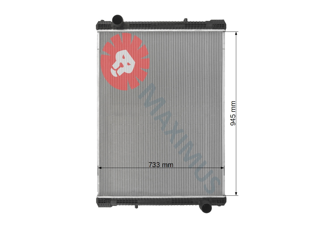 MAN UL - Radiaator - Buss: pilt 2 MAN UL - Radiaator - Buss: pilt 2