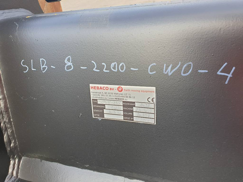 Hebaco Excavator ditch clean bucket CW40 - Kopp - Ehitusmasinad: pilt 5 Hebaco Excavator ditch clean bucket CW40 - Kopp - Ehitusmasinad: pilt 5