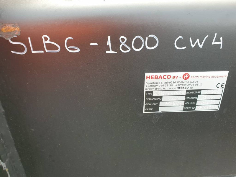 Hebaco Excavator ditch clean bucket CW40 - Kopp - Ehitusmasinad: pilt 5 Hebaco Excavator ditch clean bucket CW40 - Kopp - Ehitusmasinad: pilt 5