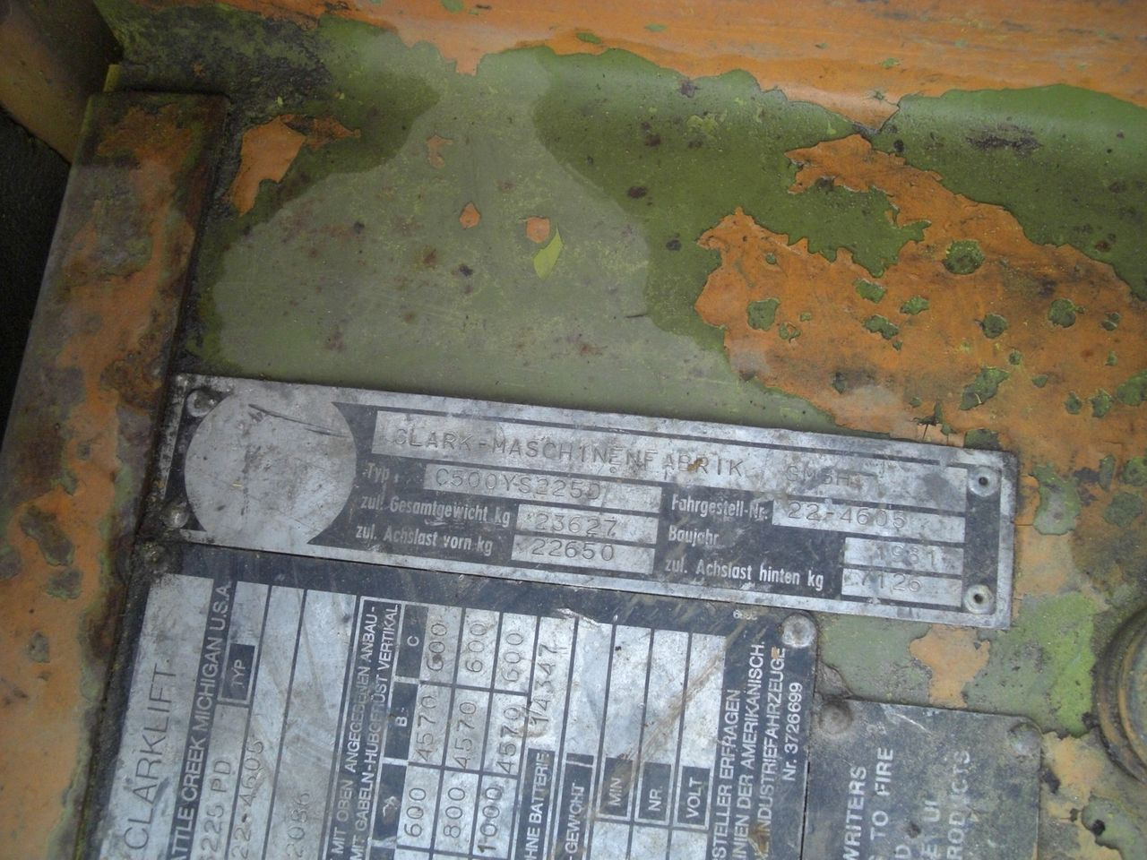 Uus Diiseltõstuk Clark C500YS225PD Clark C500YS225PD: pilt 15
