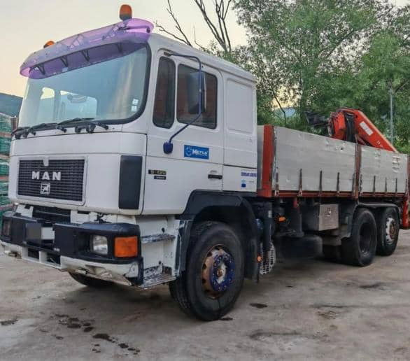 MAN 19.422 Truck with crane - Kraanaga veoauto: pilt 1 MAN 19.422 Truck with crane - Kraanaga veoauto: pilt 1