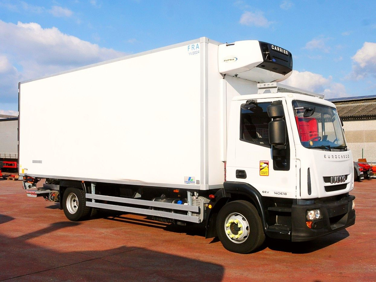 Iveco 140E18 FLEISH KUHLKOFFER CARRIER SUPRA 550 LBW Iveco 140E18 FLEISH KUHLKOFFER CARRIER SUPRA 550 LBW - Külmutiga veoauto: pilt 3 Iveco 140E18 FLEISH KUHLKOFFER CARRIER SUPRA 550 LBW Iveco 140E18 FLEISH KUHLKOFFER CARRIER SUPRA 550 LBW - Külmutiga veoauto: pilt 3