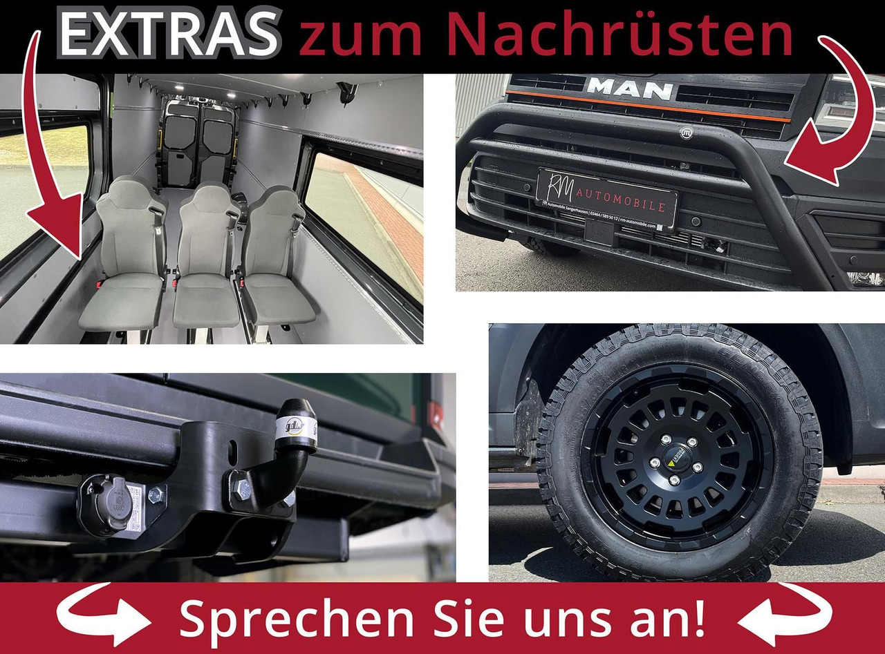 Auto MAN TGE 3.180 L4H3 Kasten 4x4 Autom LED ACC AHK: pilt 35