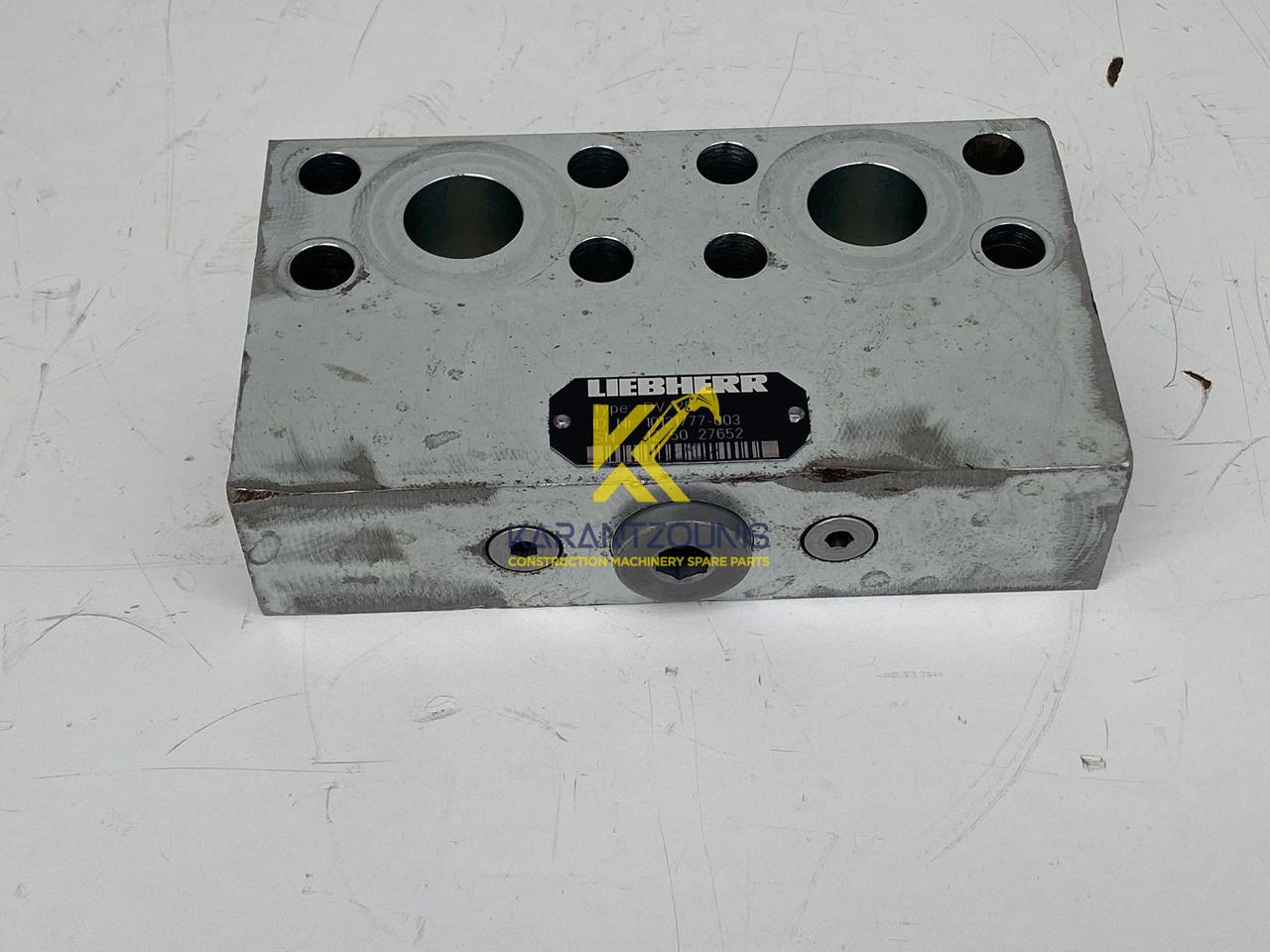 Liebherr Dämpfungsventil ID-Nr.10121777. P924 COMP, P926, R926, R916, R922, R924 COMP, R924, R926 COMP, R926, R930, R936, R946, R950 T, R960 T. #DÄ27652# - Pöördemootor - Ekskavaator: pilt 1 Liebherr Dämpfungsventil ID-Nr.10121777. P924 COMP, P926, R926, R916, R922, R924 COMP, R924, R926 COMP, R926, R930, R936, R946, R950 T, R960 T. #DÄ27652# - Pöördemootor - Ekskavaator: pilt 1