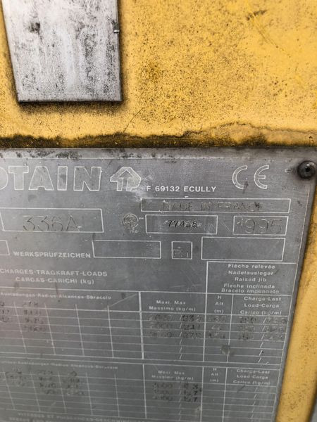 Potain GTMR 336 A - Isepaigalduv kraana: pilt 4 Potain GTMR 336 A - Isepaigalduv kraana: pilt 4