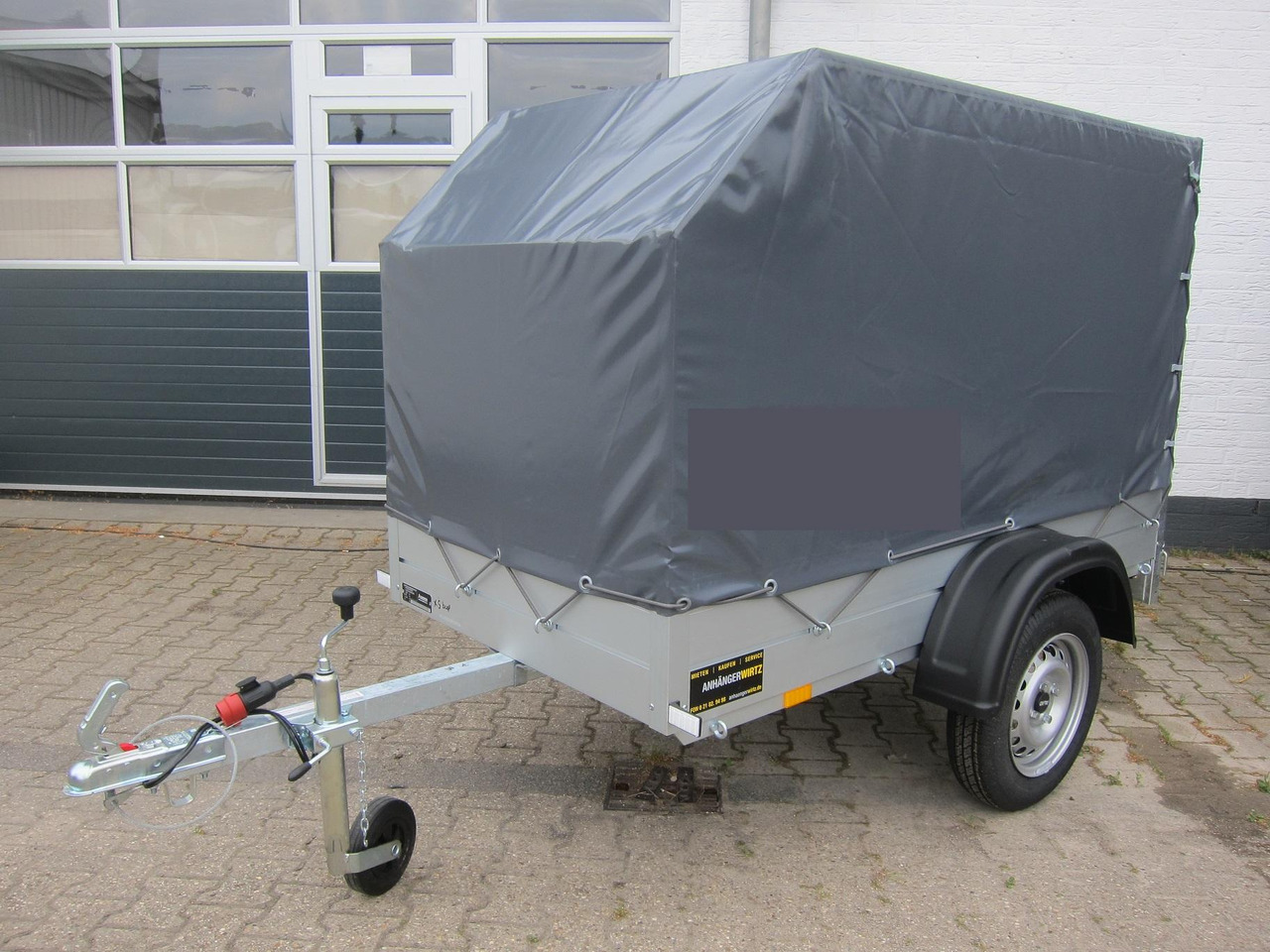 Aluliner Planen Anhänger GT 750 201x101x120cm +Hochplane aero grau (XS) 750kg - Auto järelhaagis: pilt 2 Aluliner Planen Anhänger GT 750 201x101x120cm +Hochplane aero grau (XS) 750kg - Auto järelhaagis: pilt 2