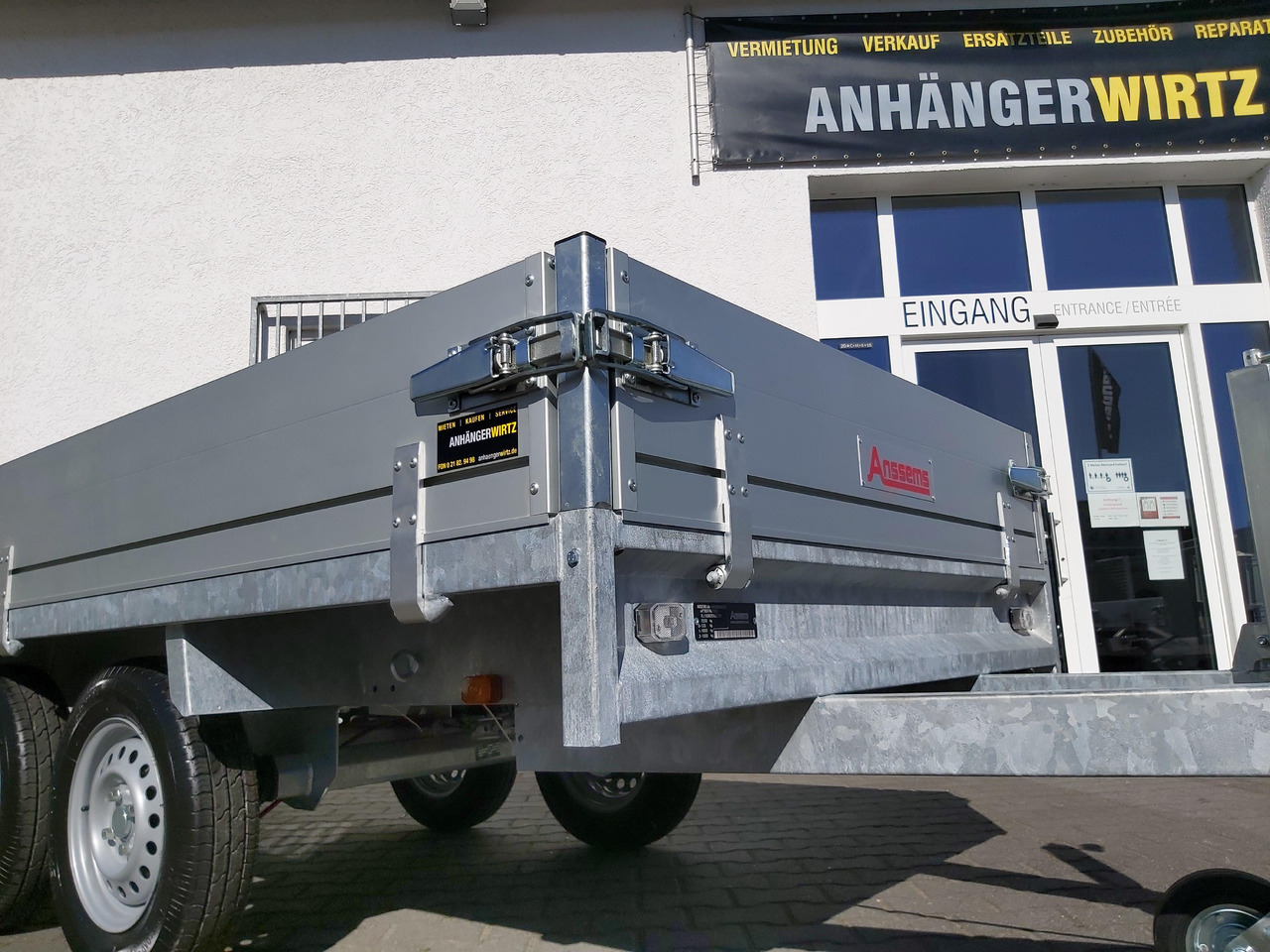 Platvormhaagis/ Madelhaagis Anssems Hochlader PSX - S 2000 305x153x30cm (M) 2000kg: pilt 6