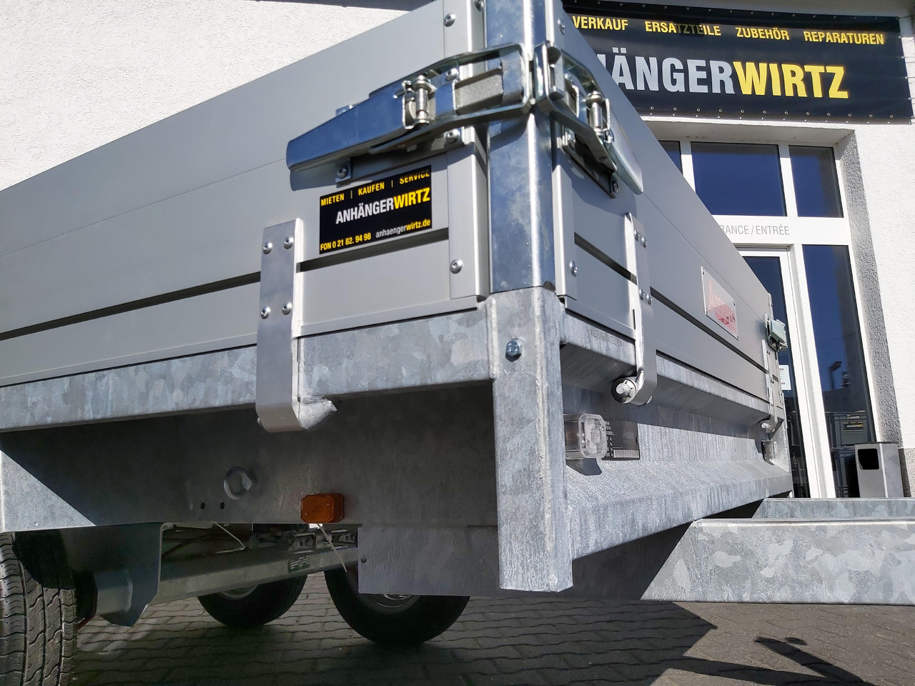 Platvormhaagis/ Madelhaagis Anssems Hochlader PSX - S 2000 305x153x30cm (M) 2000kg: pilt 7
