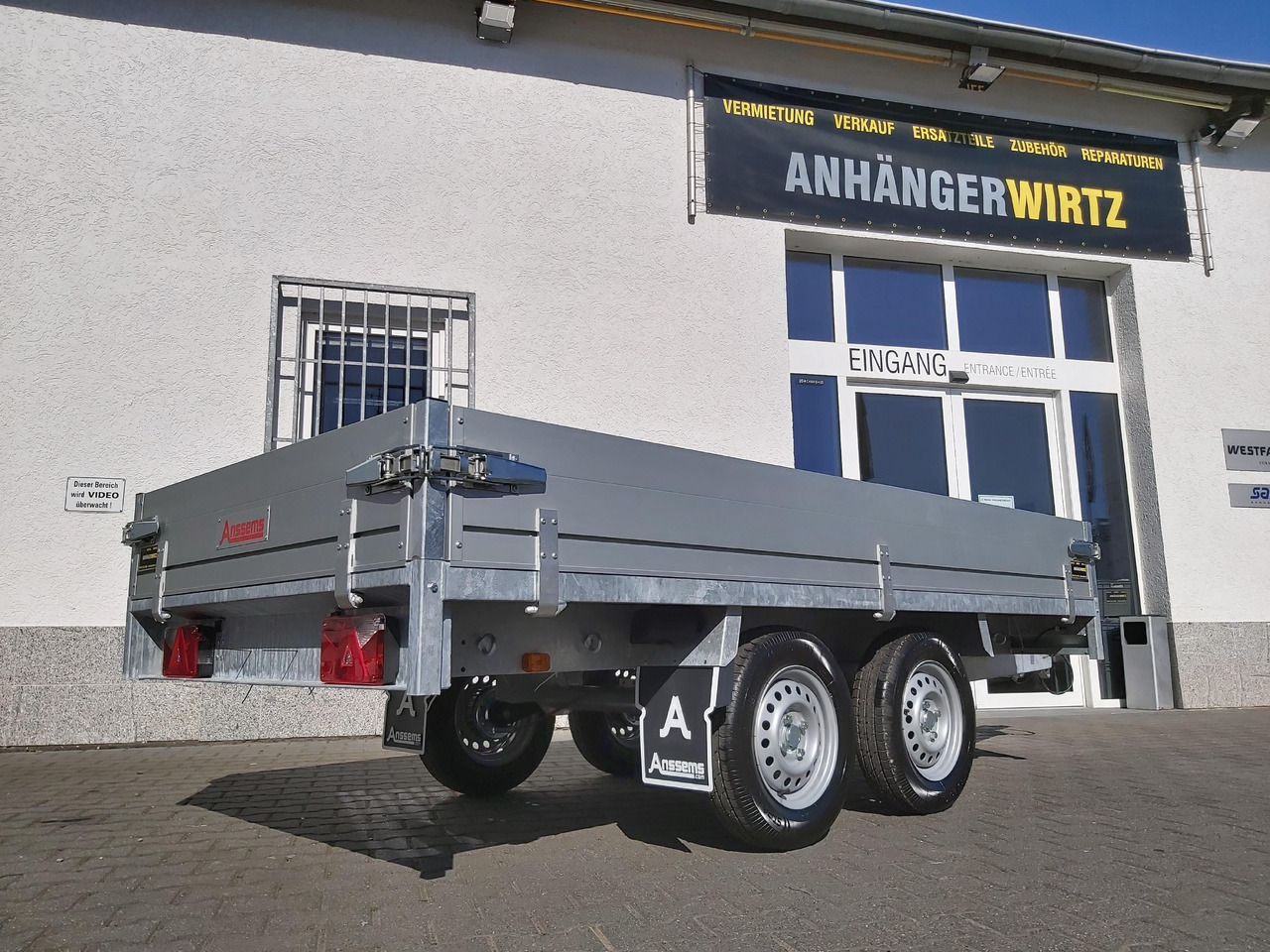 Platvormhaagis/ Madelhaagis Anssems Hochlader PSX - S 2000 305x153x30cm (M) 2000kg: pilt 8